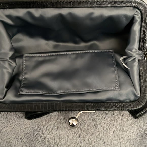 Coach sequin black evening bag purse clutch - Picture 3 of 3